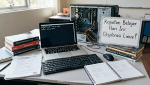 kegiatan-belajar-linux-pemula-hari-ini